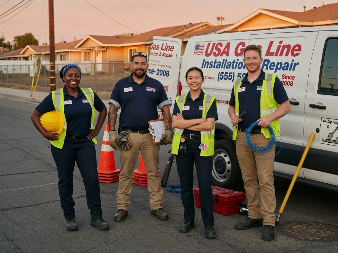 Gas Line Installation company in Lenoxville, PA